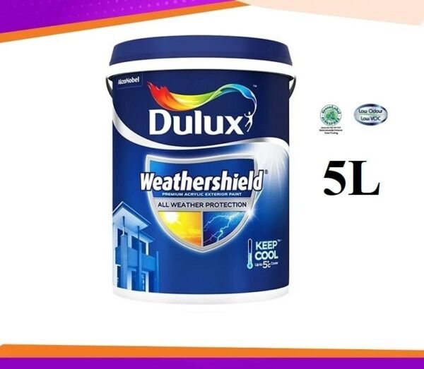 5L Dulux Weathershield Exterior Wall (Color Option)