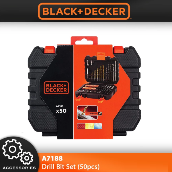 BLACK + DECKER A7188-XJ 50Pcs Drill and Screwdriver Bit Set ( A7188 )
